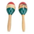 thumbnail image 1 of Maracas, Mellow Ergonomic Design Smooth Edge Clear Sound Exercise Ability Rattles Shaker  for Kids Early Education, 1 of 7