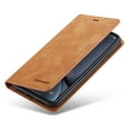 thumbnail image 2 of iPhone XR Wallet Case iPhone XR Luxury PU Leather Case, Book Folding Flip Retro Case with Kickstand, [RFID Blocking] Credit Card Slot Magnetic Closure Protective Cover, Brown, 2 of 8