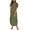 Green, variant on Ayolanni Beach Tunic Dresses for Women 2025 Yellow V-Neck Solid Short Sleeve Maxi Dresses Ladies Dresses 2x