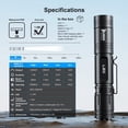 thumbnail image 3 of Linterna LED WUBEN L50 recargable 1200 lúmenes IP68, 3 of 3