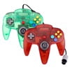Transparent Green & Red