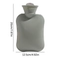 thumbnail image 3 of Dadiaei Clearance Hot Water Bottle for Pain Relief, Hand Feet Warmer, Menstrual Cramps, Hot Compress & Cold Therapy, PVC Hot Water Bag with Cover for Neck, Shoulder, Back, and Body Comfort, 3 of 4