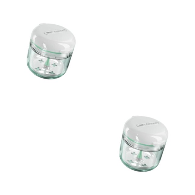 Soidarity Práctico baño de separación húmedo y seco, caja de almacenamiento para mantenimiento de dentaduras, cepillo para dentaduras Type3 NO3