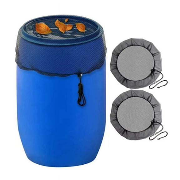 Mesh Cover Netting for Rain Barrels Water Collection Buckets Cover Water Tank Protection Lid Rain Collect Tool 100cm