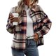 thumbnail image 3 of Camisa Con botones ANGGREK Blusa a Cuadros Para Mujer Uso diario, 3 of 7