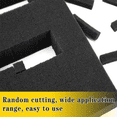 thumbnail image 2 of 8 PCS Pick Apart Foam Insert Pluck Pre Square Sheet Foam with Bottom Use for Board Game Box Cases Storage Drawer A, 2 of 5