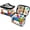 Style A#Clear, variant on 2 Pcs Clear Toy Storage Bag,Transparent PVC Toy Organizing Bags with Zipper,Waterproof Toy Organizer Case,Toy Storage Organizer Pouch for Building Blocks/Puzzles/Bricks/Board Games/Small Toys
