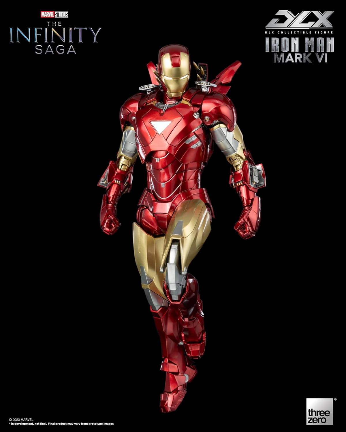 Marvel The Infinity Saga: Iron Man Mark VI DLX Action Figure Threezero