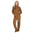 thumbnail image 4 of Footed Pajamas - Teddy Bear Adult Hoodie Chenille One Piece - Adult - Medium (Fits 5'8 - 5'11"), 4 of 6