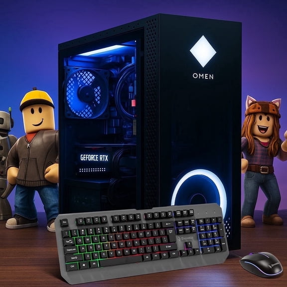 RGB Gaming PC Computer Desktop i5-10600KF GTX1070 16GB RAM 512GB SSD 1TB HDD WiFi6 BT 5.4 Windows 11