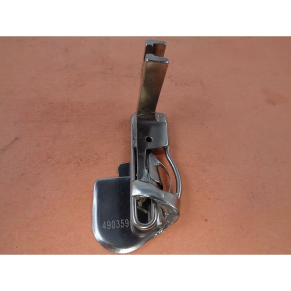 Ngosew Double Fold Spring Type Hemmer Hemming Foot 490359#1/16 For Juki DDL-5550, DDL-8300, DDL-8500, DDL-8700, TL98E, TL98Q, TL98QE