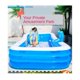 thumbnail image 2 of Piscina inflable familiar Piscina inflable rectangular familiar durante 3 años para arriba - 1,3 M 1.3M Sunnimix Piscina inflable, 2 of 8
