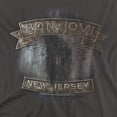 thumbnail image 2 of Bon Jovi New Jersey Women's T Shirt, Charcoal, Small, 2 of 6