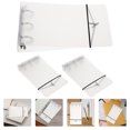thumbnail image 3 of 3Pcs Clear Binder Clips School Binder Clips Notebook Portable Binder Clips For School, 3 of 8