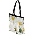thumbnail image 3 of Daisy Canvas Leather Mix Crossbody Bag | Stylish Handbag for Women, Twill Sponge Jeanette Material, 30x10.5x39cm Size, Adjustable Strap, 3 of 5