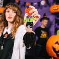 thumbnail image 4 of Halloween Decorations Set Witch Pumpkin Tabletop Figurines Cute Desktop For Home Party, 4 of 5