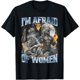 thumbnail image 1 of I'm Afraid of Women Funny Werewolf Alpha Wolf Meme Camiseta, 1 of 2
