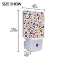 thumbnail image 4 of Yayeee LED Plug in Night Light for The Home with Auto Dusk to Dawn Light Sensors, 2 Pack, Simple Shapes, 4 of 6