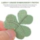 thumbnail image 3 of BRIGHTFUFU 15Ud Parches De Tela Bordada Verde Para Reparar Y Decorar Ropa Y Accesorios, 3 of 6