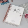 thumbnail image 2 of SHISUYAN Portable Transparent Binder Cover PVC Notebook Cover Loose-leaf Scrapbook Cover, 2 of 8