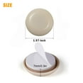 thumbnail image 7 of SAYLITA 20Pcs Furniture Sliders, Self Stick Sliders Legs Furniture Carpet Moving Pads, Heavy Duty Chair Leg Floor Protectors Movers Coasters for Furniture Hardwood Floor, Round Glides Glider, 7 of 7