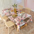thumbnail image 3 of Poodle and Pioneer Flower Rectangle Tablecloth 60"x102",Waterproof Polyester Rectangle Table Cloth, Wipeable Spillproof Polyester Tablecloth for Dining, Camping, Indoor and Outdoor, 3 of 6