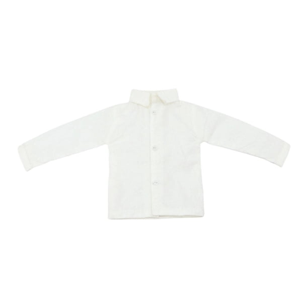 Camisa para figura 1/6, mini camisa de trabajo retro elegante e informal, ropa superior para figura de acción. P28