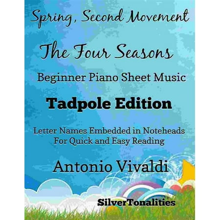 - Spring Second Movement Four Seasons Beginner Piano Sheet Music - eBook