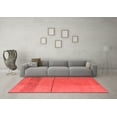 thumbnail image 3 of Ahgly Company Indoor Square Abstract Red Modern Area Rugs, 8' Square, 3 of 4