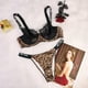 thumbnail image 3 of Rhinestone Conjunto De Lencería Rosa Cómodo Push-up Sujetador Bragas 2 Piezas Sexy Panty Setpangjing, 3 of 4