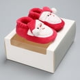 thumbnail image 6 of Esho Christmas Baby Shoes Snow Boots, Infants Winter Xmas Plush Warm Slipper Shoes Santa Elf Booties Shoes 0-18M, 6 of 6