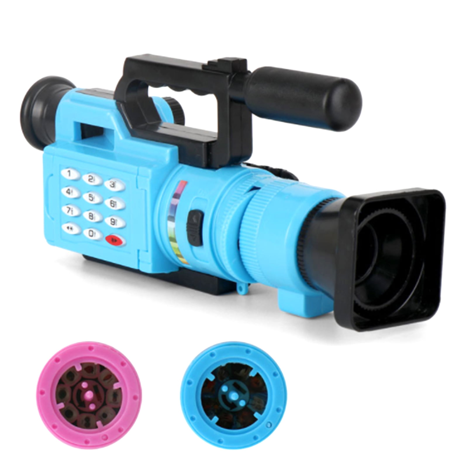 Projection Simulation Camera Educational Child Kds Toy Pretend Camera With Light 