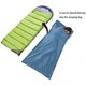 thumbnail image 5 of Xiao Hua Sábanas de algodón para saco de dormir, camas de viaje para jóvenes, para picnics al aire libre, viajes, albergues juveniles, pícnics, aviones y trenes (color glaciar, 210 x 180 cm), 5 of 5