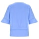 thumbnail image 5 of Moda mujer verano casual 1/2 manga cuello redondo blusa sólida camiseta Wmkox8yi  bvn1548, 5 of 8