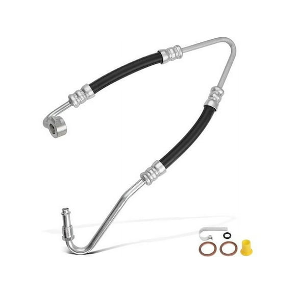 Power Steering Pressure Line Hose Assembly 1 - Compatible with 2007 - 2009 Audi Q7 4.2L V8 2008