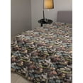 thumbnail image 2 of Geometric Down Alternative Comforter, Colorful Retro Squares with Bullseye Vintage Inspirations Abstract Illustration, Microfiber Quilt for All Season, 5 Sizes, Multicolor, by Ambesonne, 2 of 3