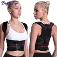thumbnail image 2 of Adjustable Posture Corrector Back Support Shoulder Brace Posture Correction Spine Posture Corrector Postural Fixer Tape Spine Corrector S, 2 of 6