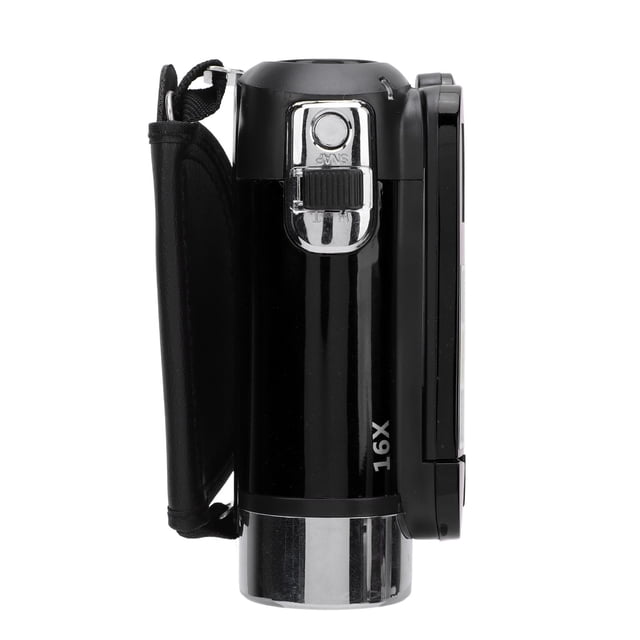 Cámara de Vídeo Con Videocámara 1080p de 16 MP, Zoom Digital 16x, Cámae Web para YouTube Vlogging, Videocámaras con Pantalla lcd de 2,4 Pulgadas Con Batería, Videocámara de