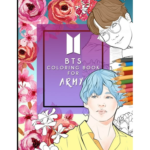 Download BTS A Coloring Book For ARMY: Beautifully Hand-drawn KPOP ...