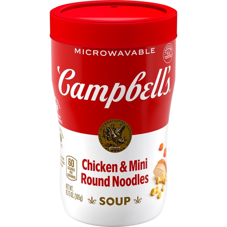 campbell soup　セレクトリペアミルク140ｇ×6個セット 8 pack) Campbell's Sipping Soup, Chicken & Mini Round Noodle Soup