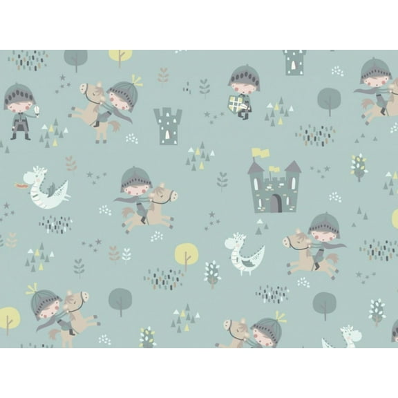 Minerva Cotton Jersey Stretch Knit Fabric Green - per yard