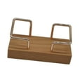 thumbnail image 4 of Organizador de de madera de escritorio para accesorios de restaurantes 4.3x2 pulgadas Marrón, 4 of 8