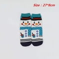 thumbnail image 3 of 2022 las mujeres calcetines de invierno calcetines de Navidad David ciervos de dibujos animados de algodón mantener caliente mujer Calcetines para niñas regalo de Navidad, 3 of 4
