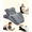 Grey, variant on 27 Degree Ergonomic Couples Pillow Intimacy Pillow, Memory Foam Hip & Back Alignment Wedge Support Cushion for Adult Rest, Grey