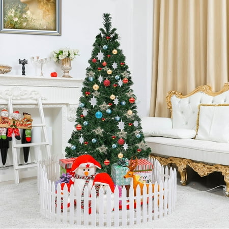 Gymax Pre-Lit Fiber Optic 5' Artificial Christmas Tree PVC Tips Gymax Pre-Lit Fiber Optic 5' Artificial Christmas Tree PVC Tips Metal Stand - Gymax Pre-Lit Fiber Optic 5' Artificial Christmas Tree PVC Tips