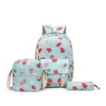 thumbnail image 1 of Mochila Nailon Informal para Adolescentes Libros 3 Uds. Conjunto Bonita Estudiantes, 1 of 5