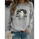 thumbnail image 4 of Sudadera Con Estampado De Fantasmas De Halloween, Sudadera Informal De Manga Larga Con Cuello Redondo, Ropa De Mujer, 4 of 4