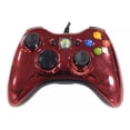 thumbnail image 1 of Control Alambrico Cromado Compatible Para X box 360  USB Cromo Rojo, 1 of 1