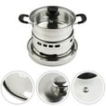 thumbnail image 2 of Sufanic Stainless Steel Indoors Camping Stove Spirit Cooker Liquid and Solid Alcohol, 2 of 8