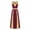 Burgundy, variant on Alvivi Women Metallic Gold Sleeveless Praise Dance Dress Full Length Liturgical Worship Costume Black M